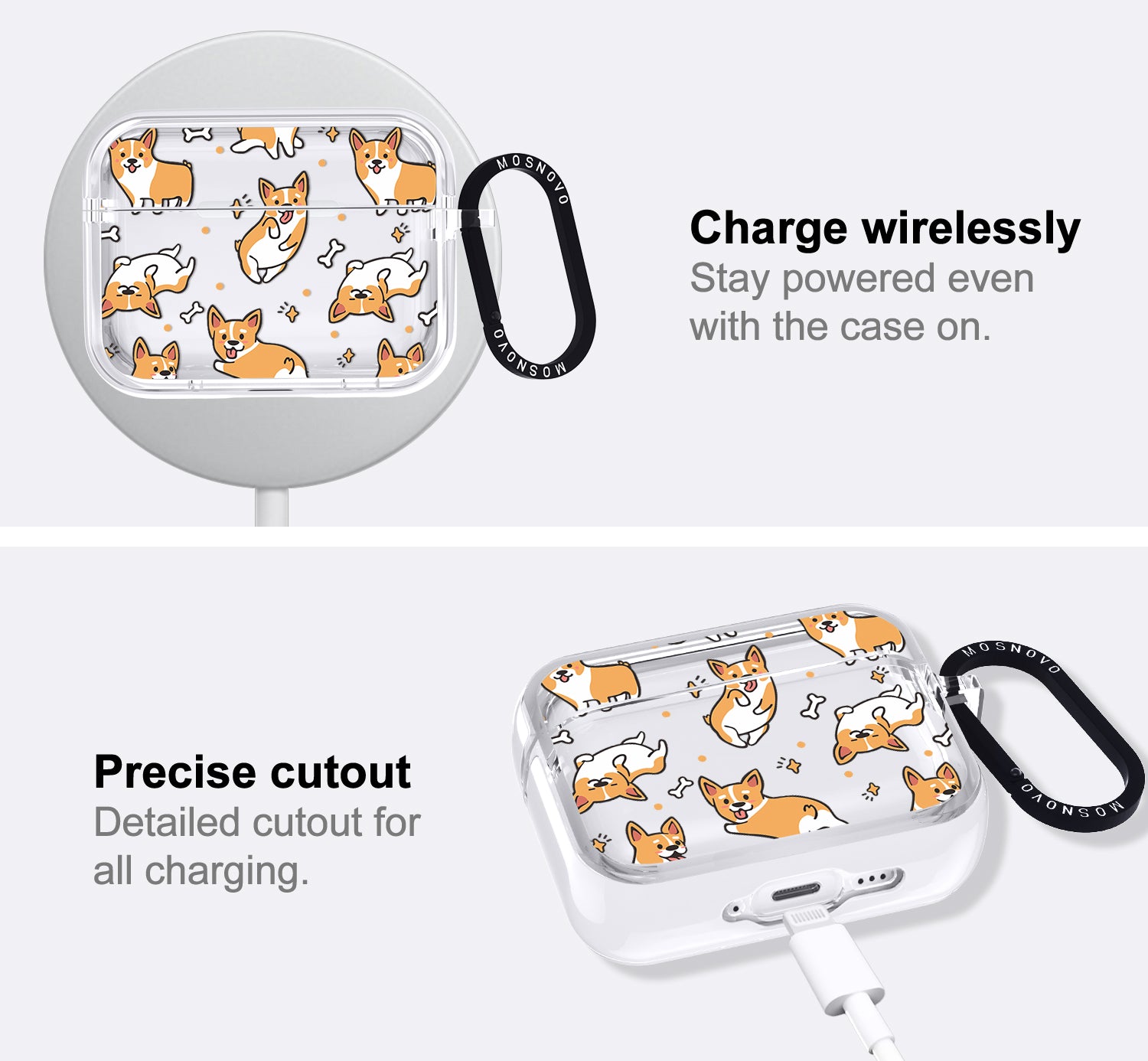 Cute Corgi Airpods Pro 3 Case
