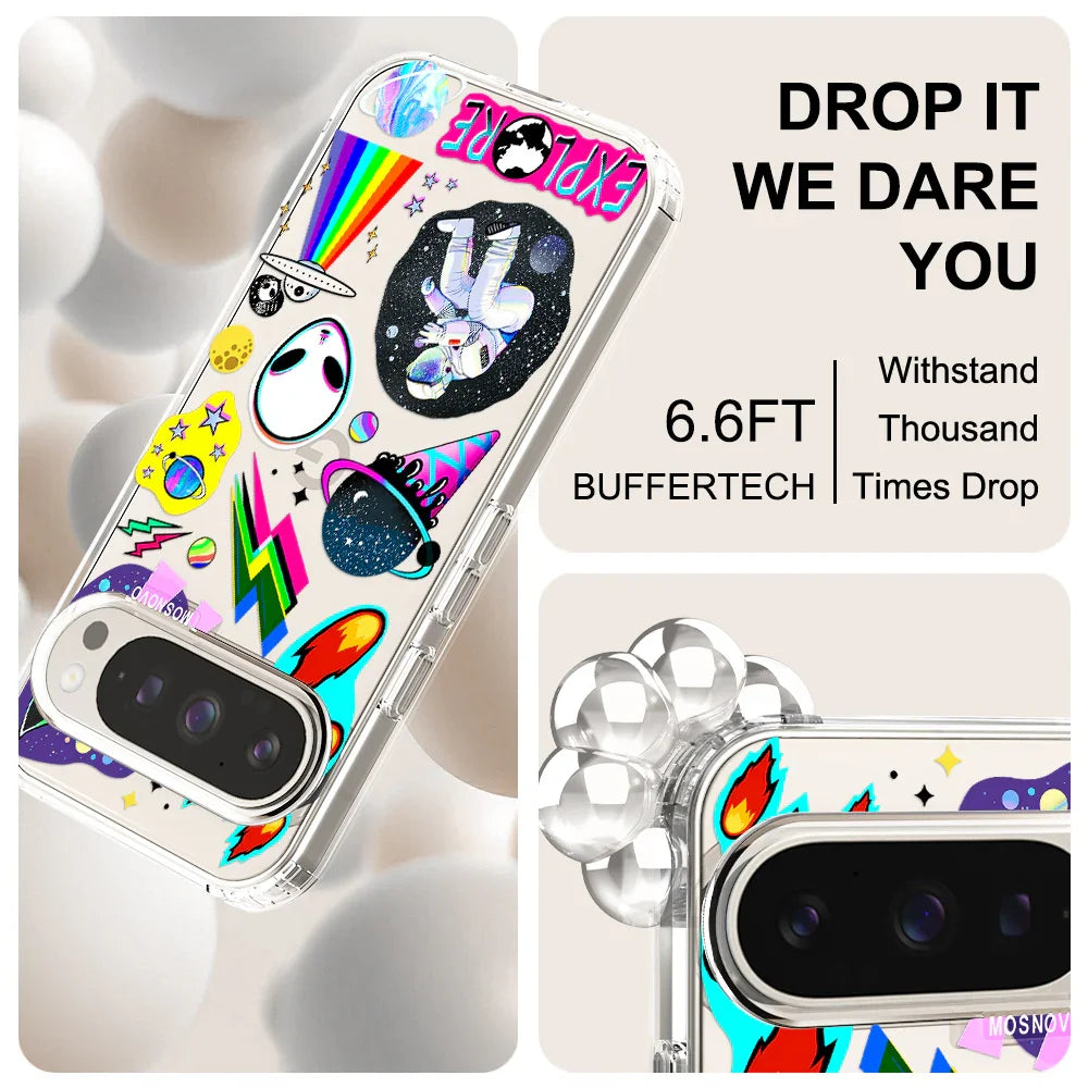 In The Space Phone Case - Google Pixel 9 Pro Case Clear