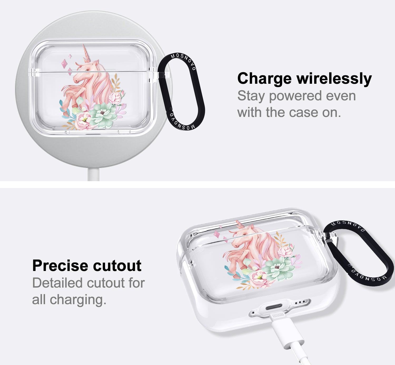 Pastel Flower Unicorn Airpods Pro 3 Case