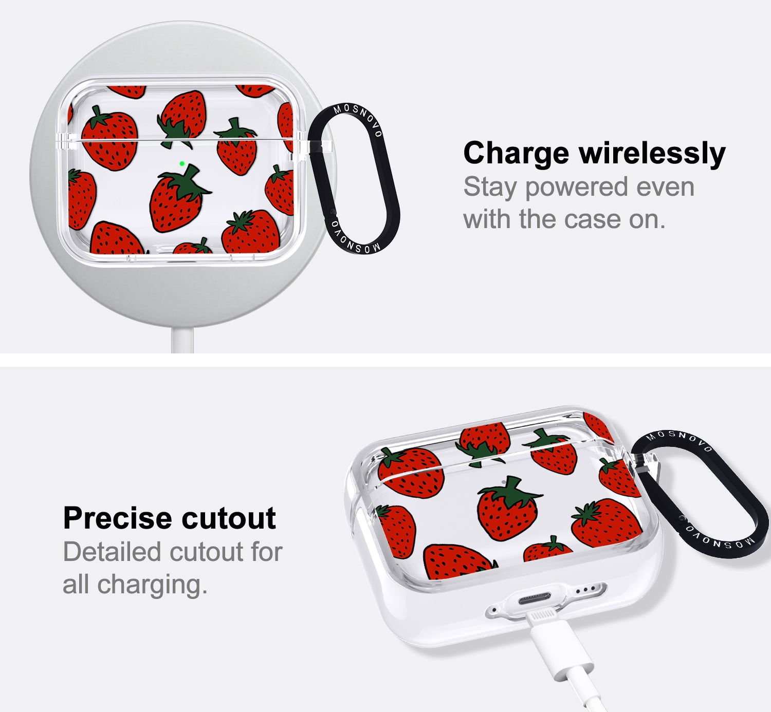 Red Strawberry Airpods Pro 3 Case