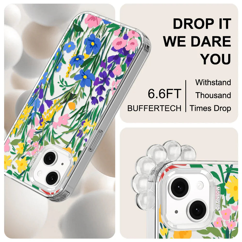 Spring Flower Phone Case - iPhone 13 Case Clear