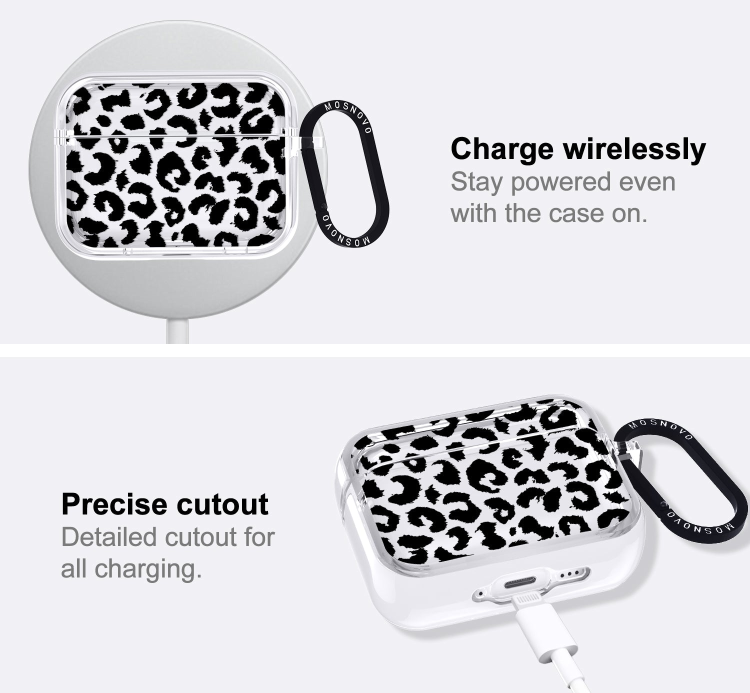 Black Leopard Print Airpods Pro 3 Case