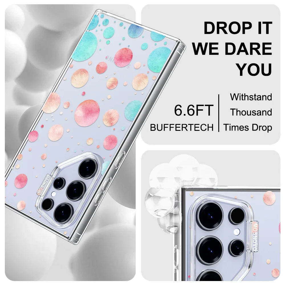 Watercolor Polka Dot Phone Case - Samsung Galaxy S24 Ultra Case