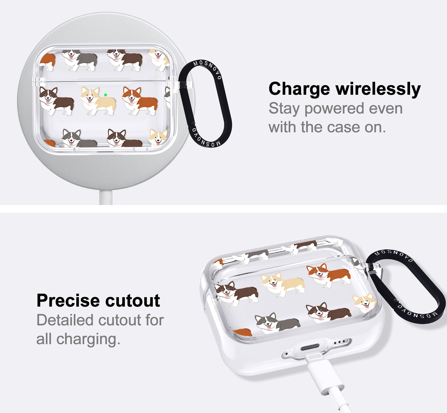 Adorable Corgi Airpods Pro 3 Case