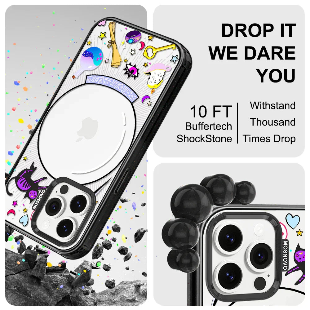 Wizardry Phone Case - iPhone 13 Pro Max Case Clear Black ShockStone