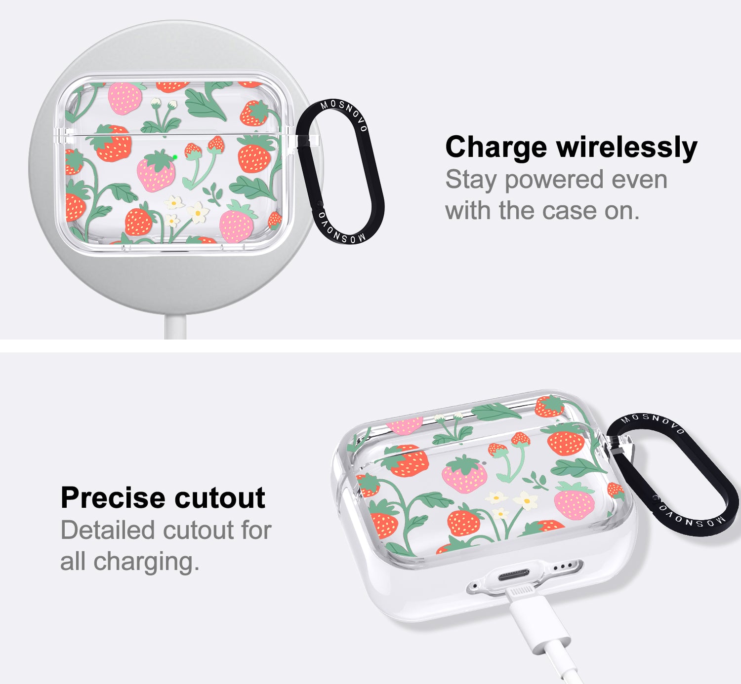 Cute Strawberry Airpods Pro 3 Case