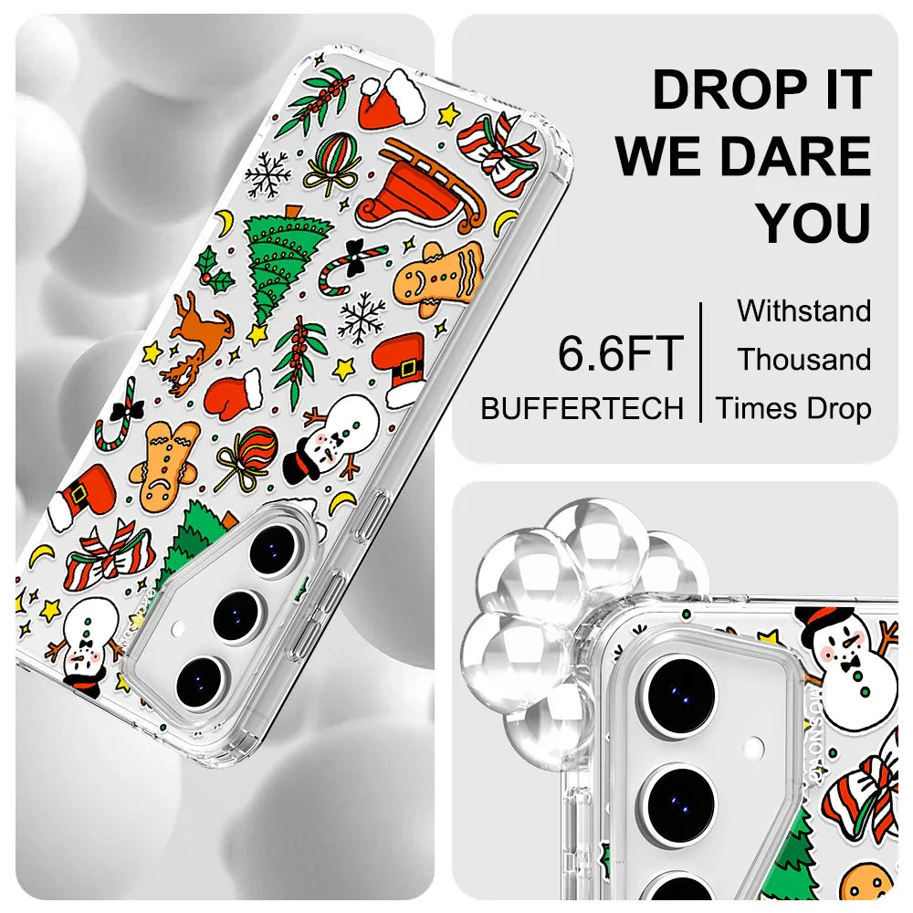 Christmas Decoration Phone Case - Samsung Galaxy S24 FE Case Clear
