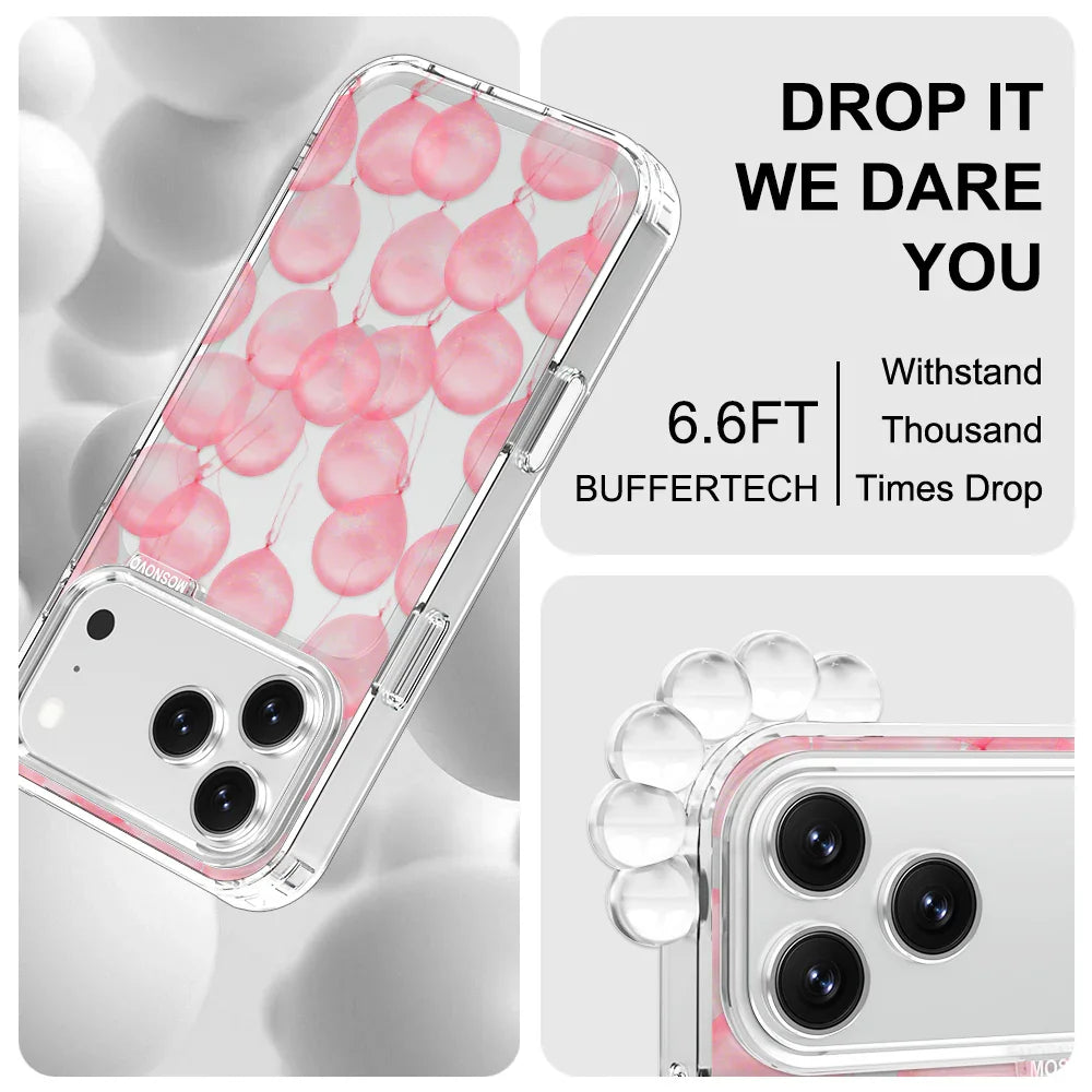 Pink Ballons Phone Case - iPhone 17 Pro Max Case – MOSNOVO