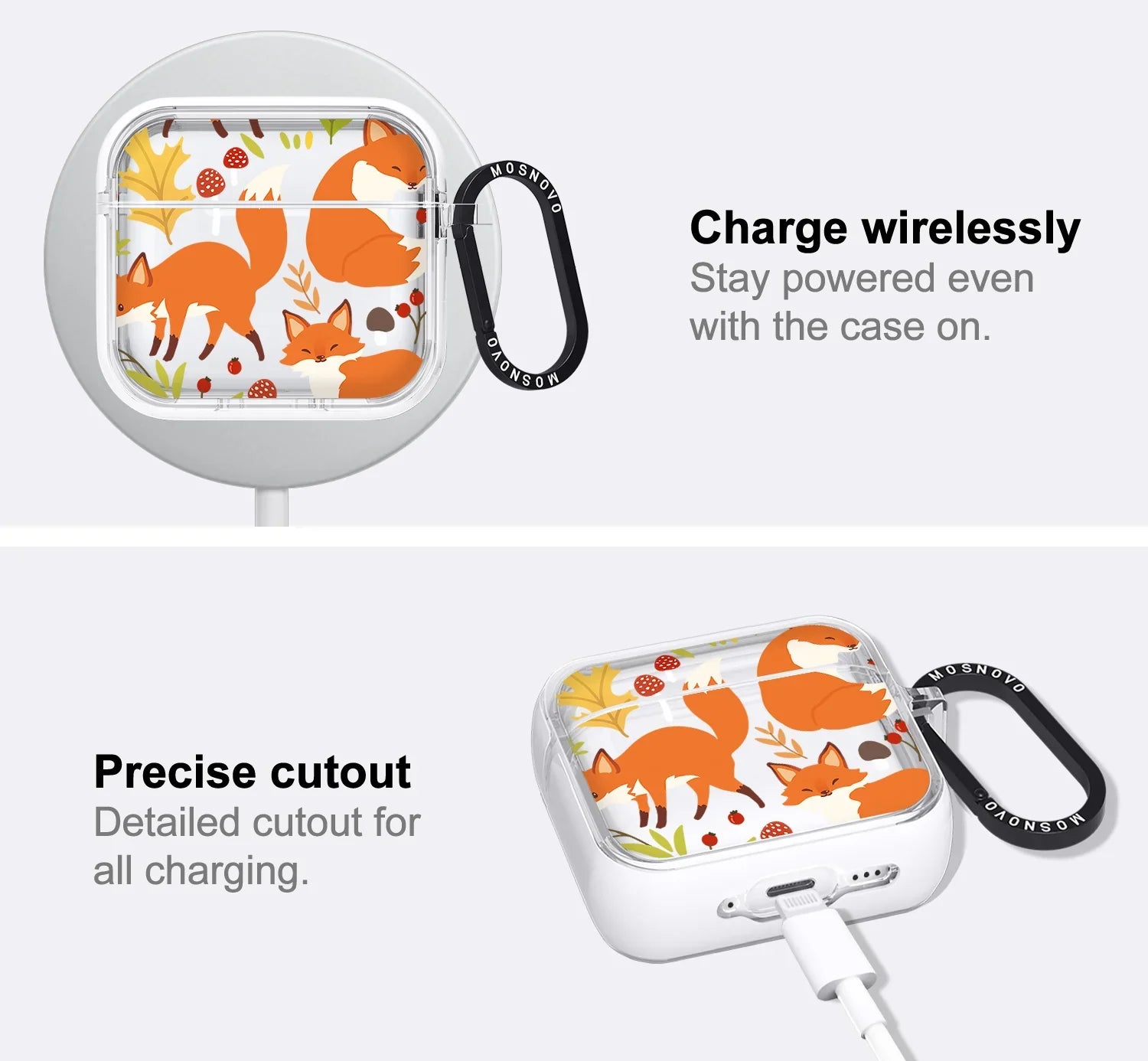 Autumn Fox Airpods 4 Case – MOSNOVO