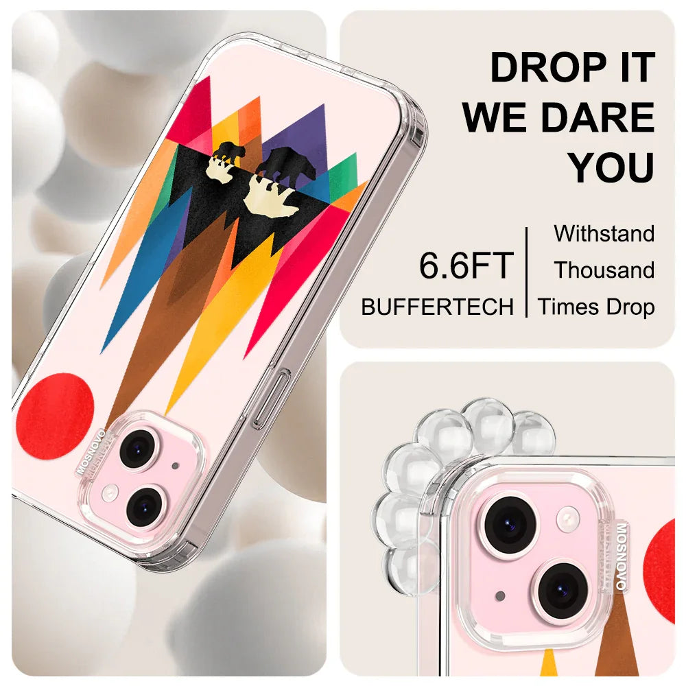 Mama Bear Phone Case - iPhone 15 Plus Case Clear