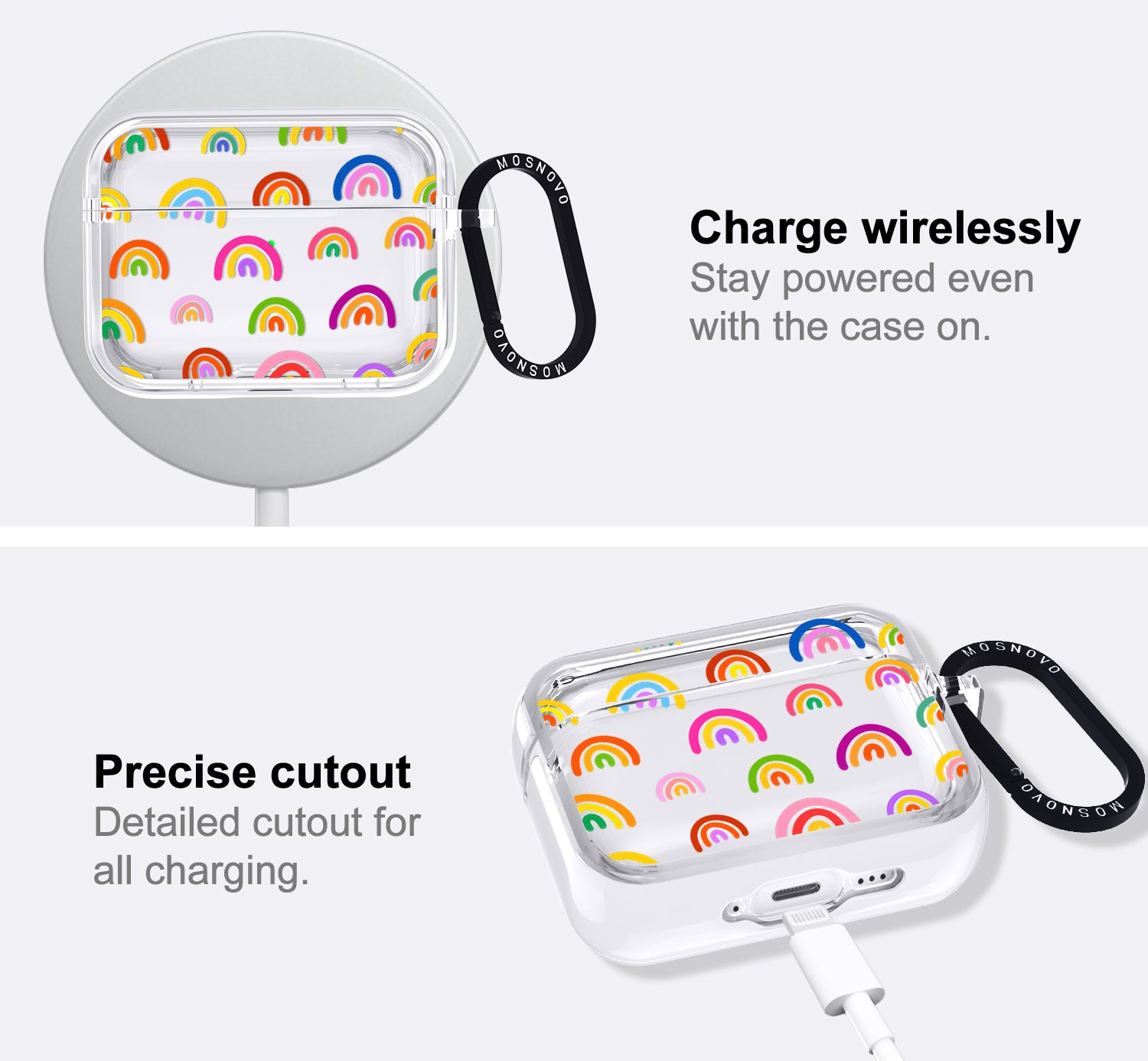 Aesthetic Rainbow Airpods Pro 3 Case