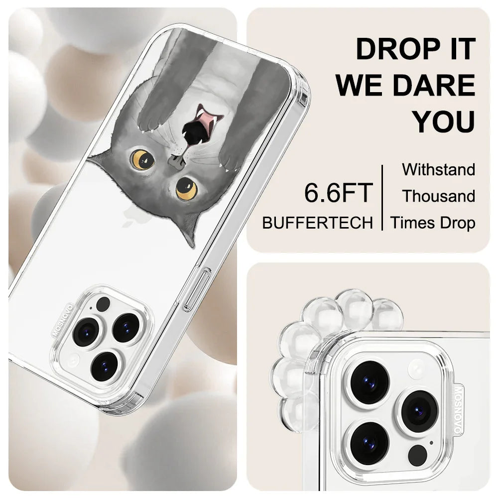 OMG Cat Phone Case - iPhone 13 Pro Max Case Clear