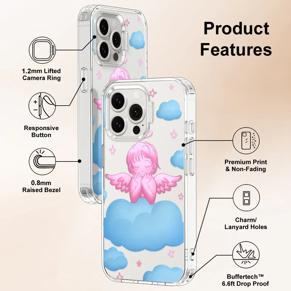 Pink Serenity Angel Phone Case Pink Serenity Angel Phone Case