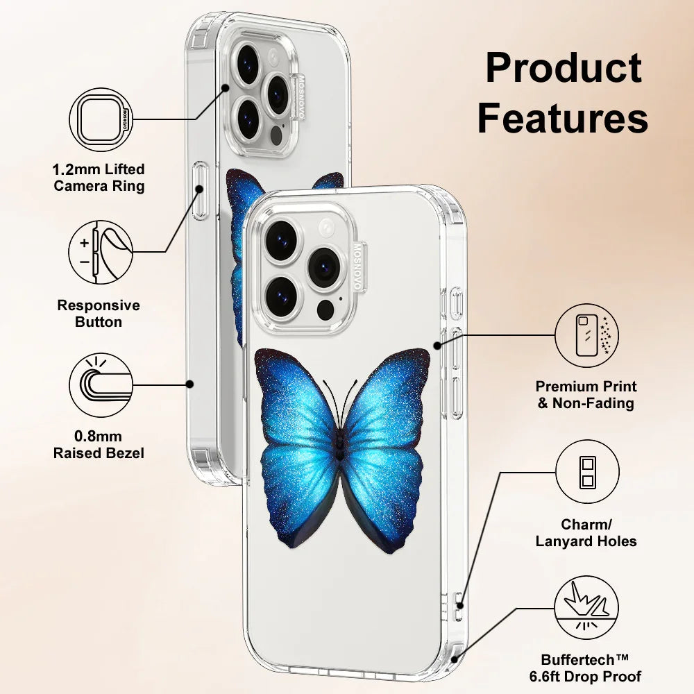 Morphidae Phone Case - iPhone 15 Pro Max Case Clear