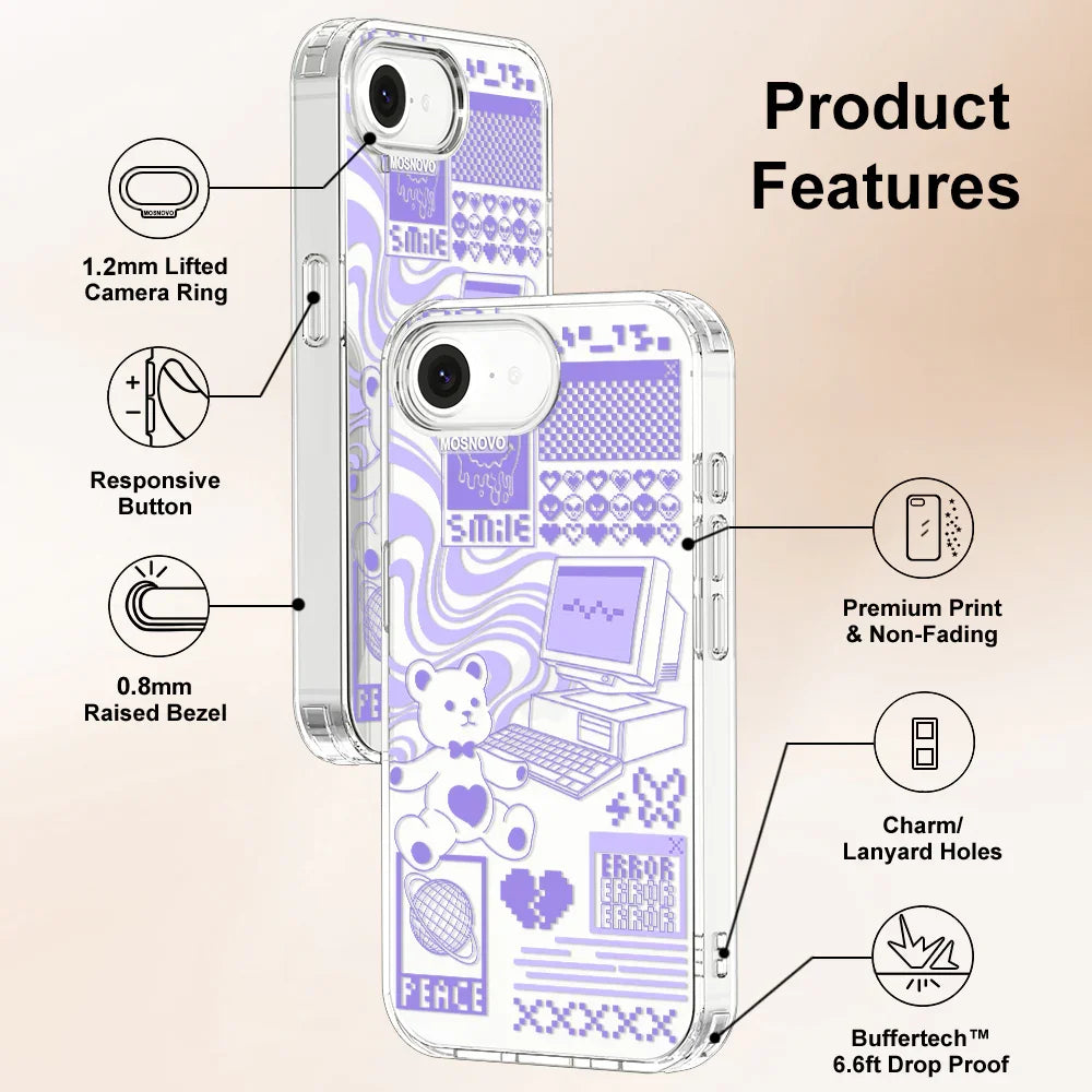 Y2K Aesthetic Phone Case - iPhone 16e Case – MOSNOVO