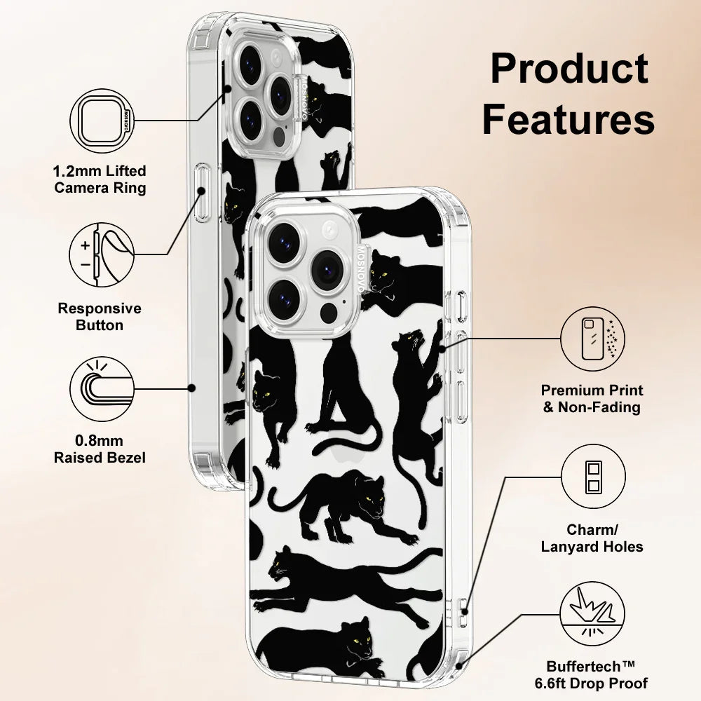 Black Panther Phone Case - iPhone 13 Pro Case Clear