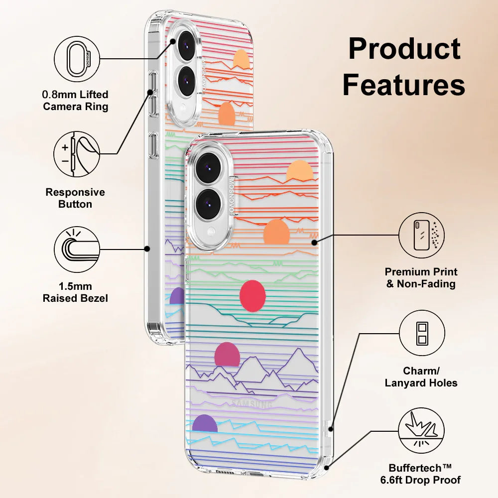 Sunrise and Sunset Phone Case - Samsung Galaxy S25 Edge Case