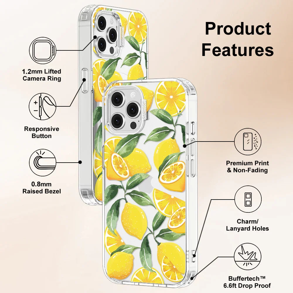 Lemon Phone Case - iPhone 12 Case Clear