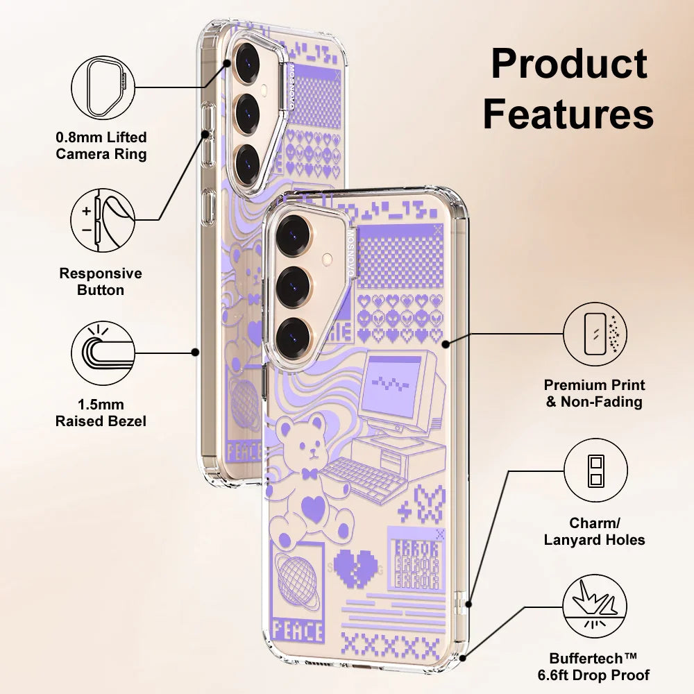 Y2K Aesthetic Phone Case - Samsung Galaxy S24 Case Clear