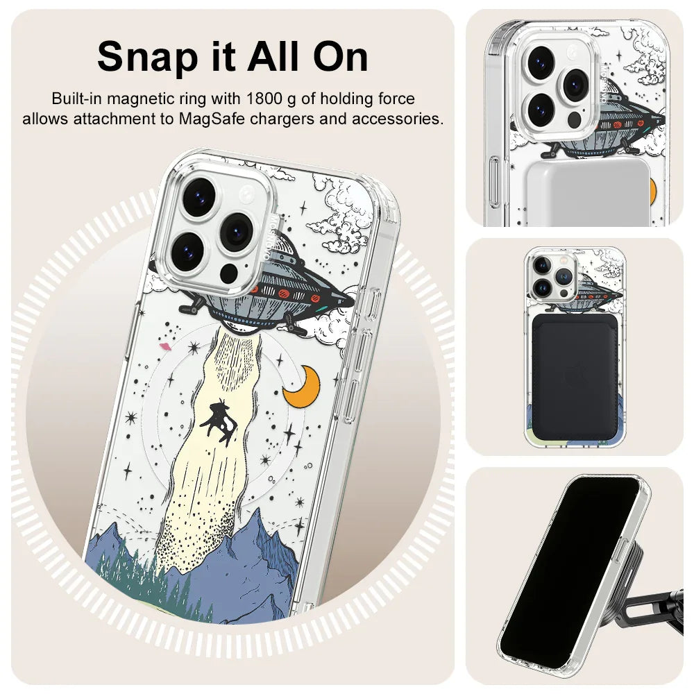 UFO Phone Case - iPhone 13 Pro Max Case Clear With MagSafe