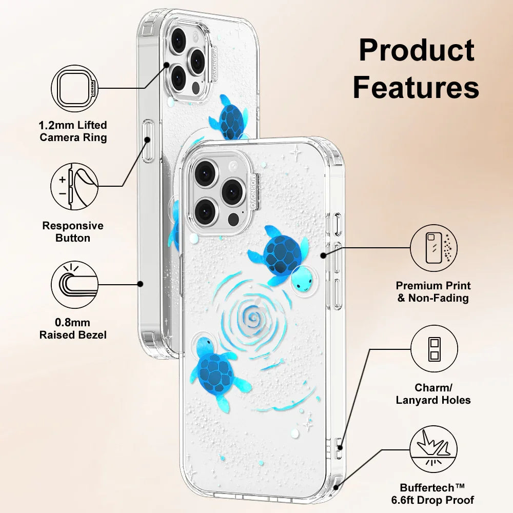 Space Turtle Phone Case - iPhone 12 Case Clear