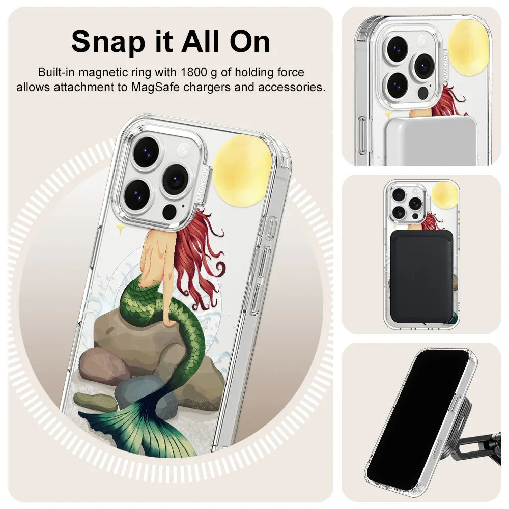 Fairy Mermaid Phone Case - iPhone 16 Pro Max Case Clear With MagSafe