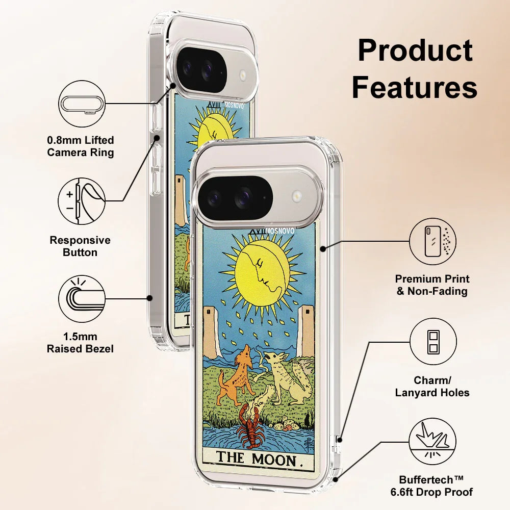 The Moon Phone Case - Google Pixel 9 Case Clear