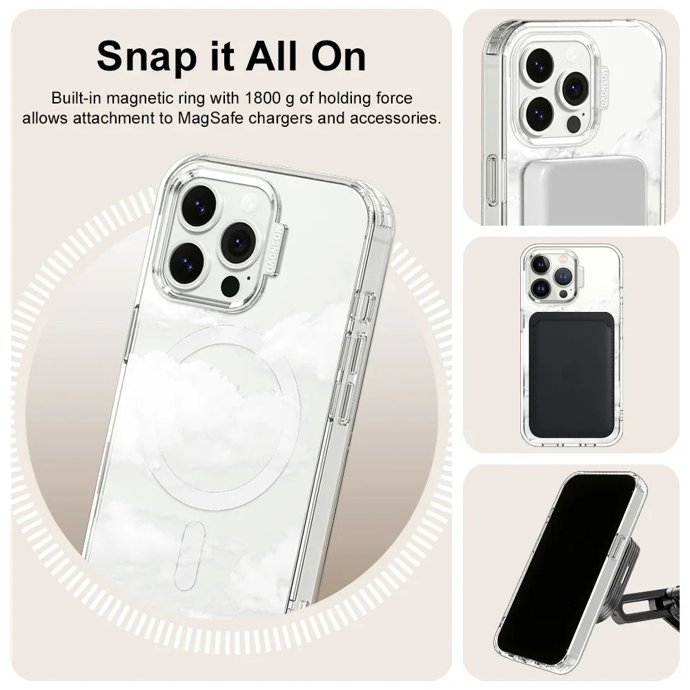 Cloud Phone Case - iPhone 13 Pro Case Clear With MagSafe