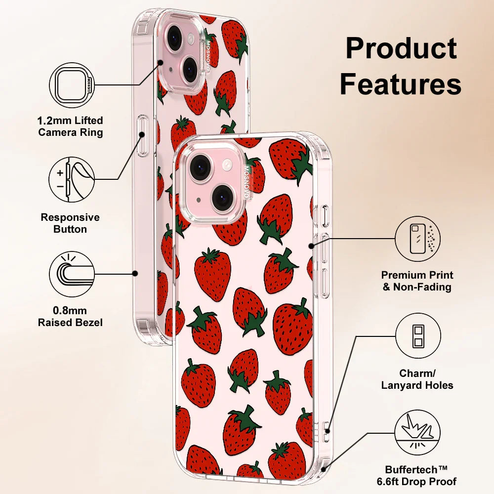 Red Strawberry Phone Case Red Strawberry Phone Case