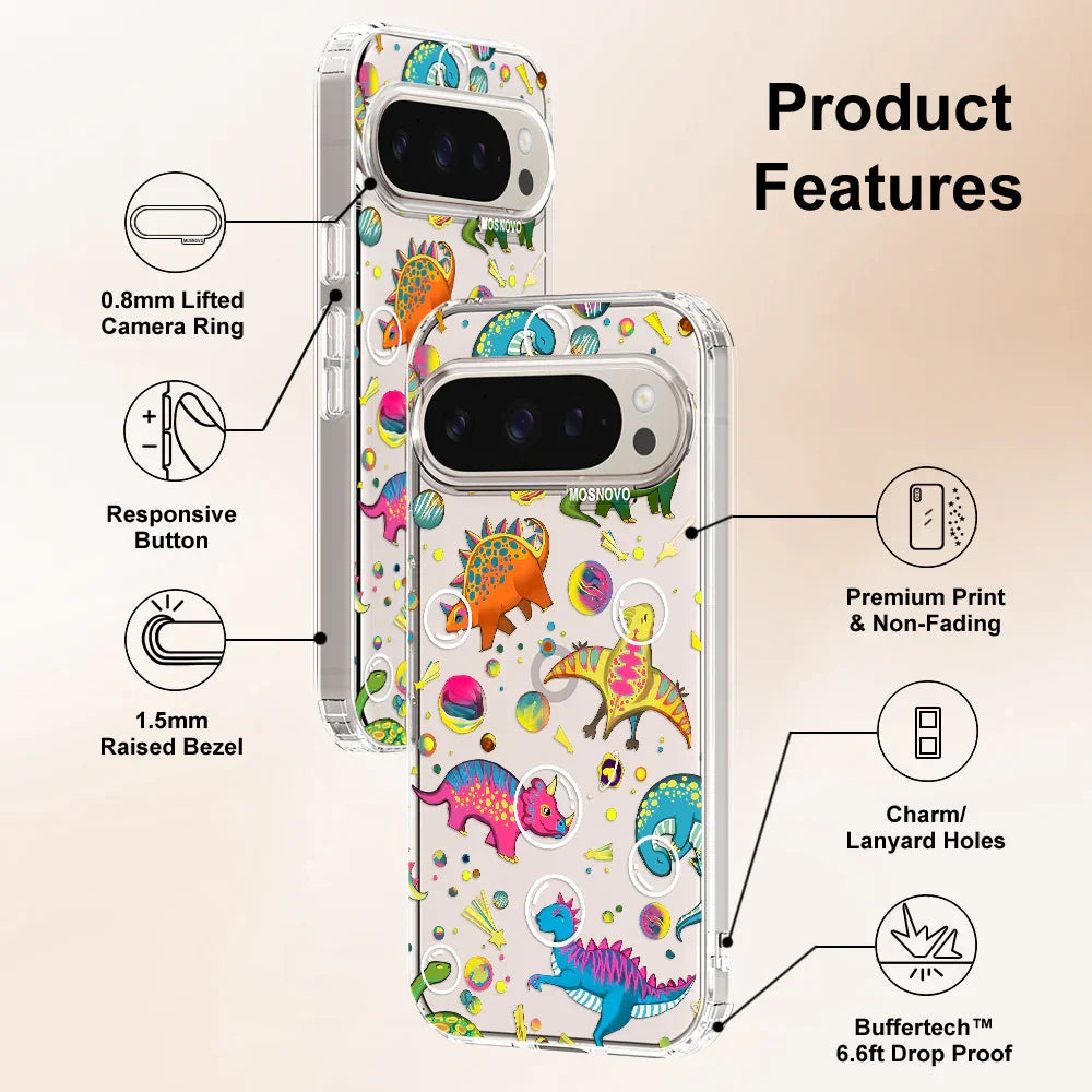 Dinosaur Planet Phone Case - Google Pixel 9 Pro Case Clear