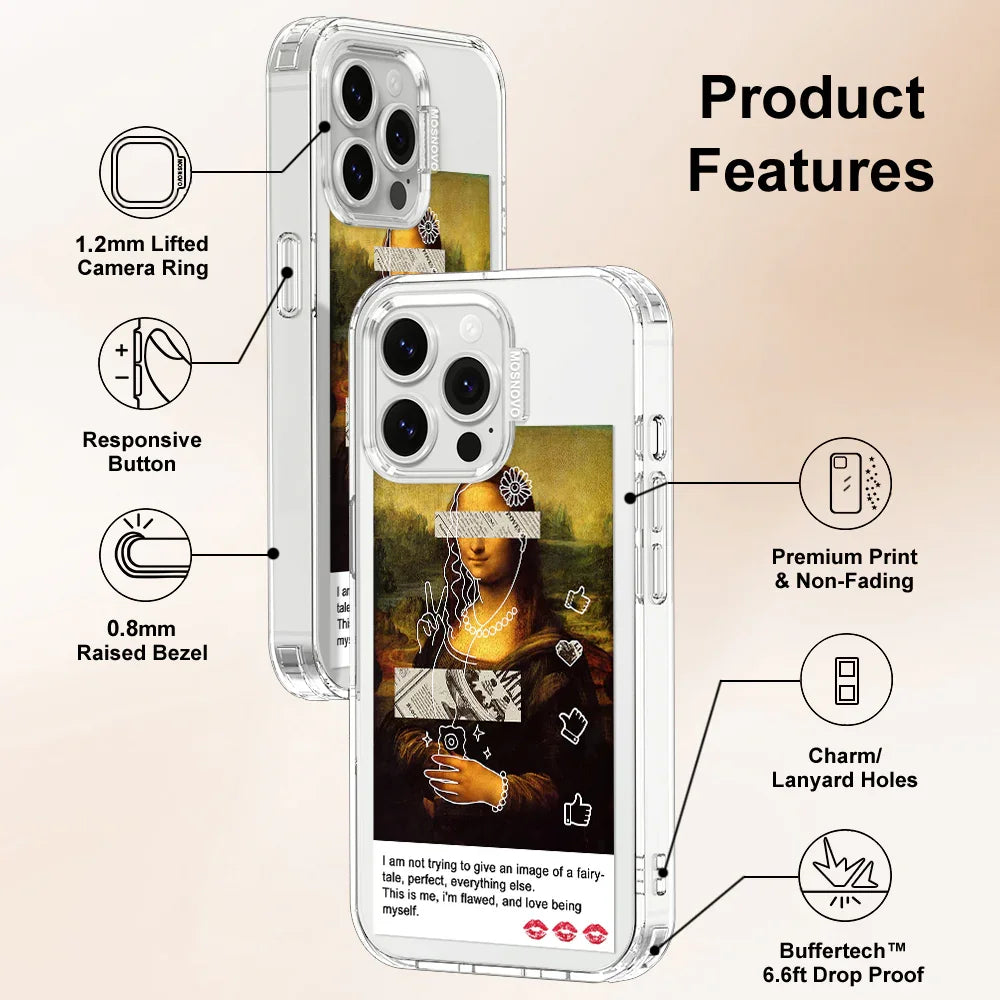 Selfie Artwork Phone Case - iPhone 13 Pro Case Clear