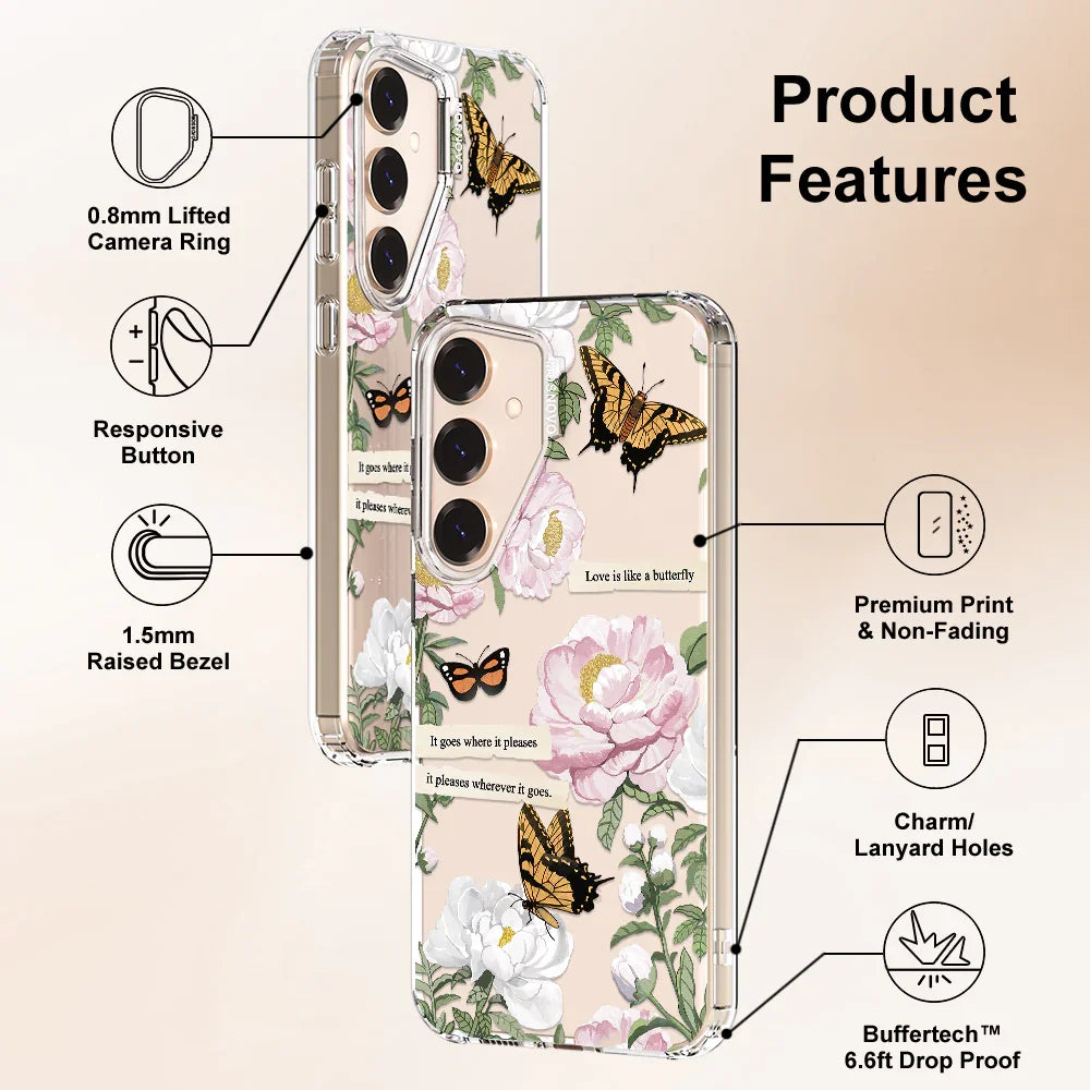 Bloom Phone Case - Samsung Galaxy S24 Plus Case Clear