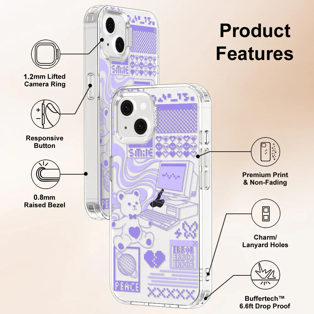 Y2K Aesthetic Phone Case - iPhone 14 Case Clear