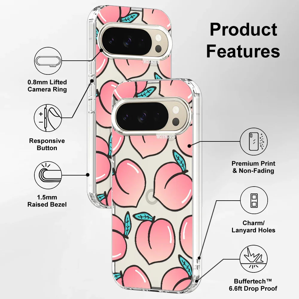 Cute Peach Phone Case - Google Pixel 10 Pro XL Case – MOSNOVO