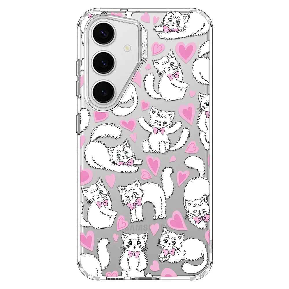 Kitties Phone Case - Samsung Galaxy S24 Plus Case Clear