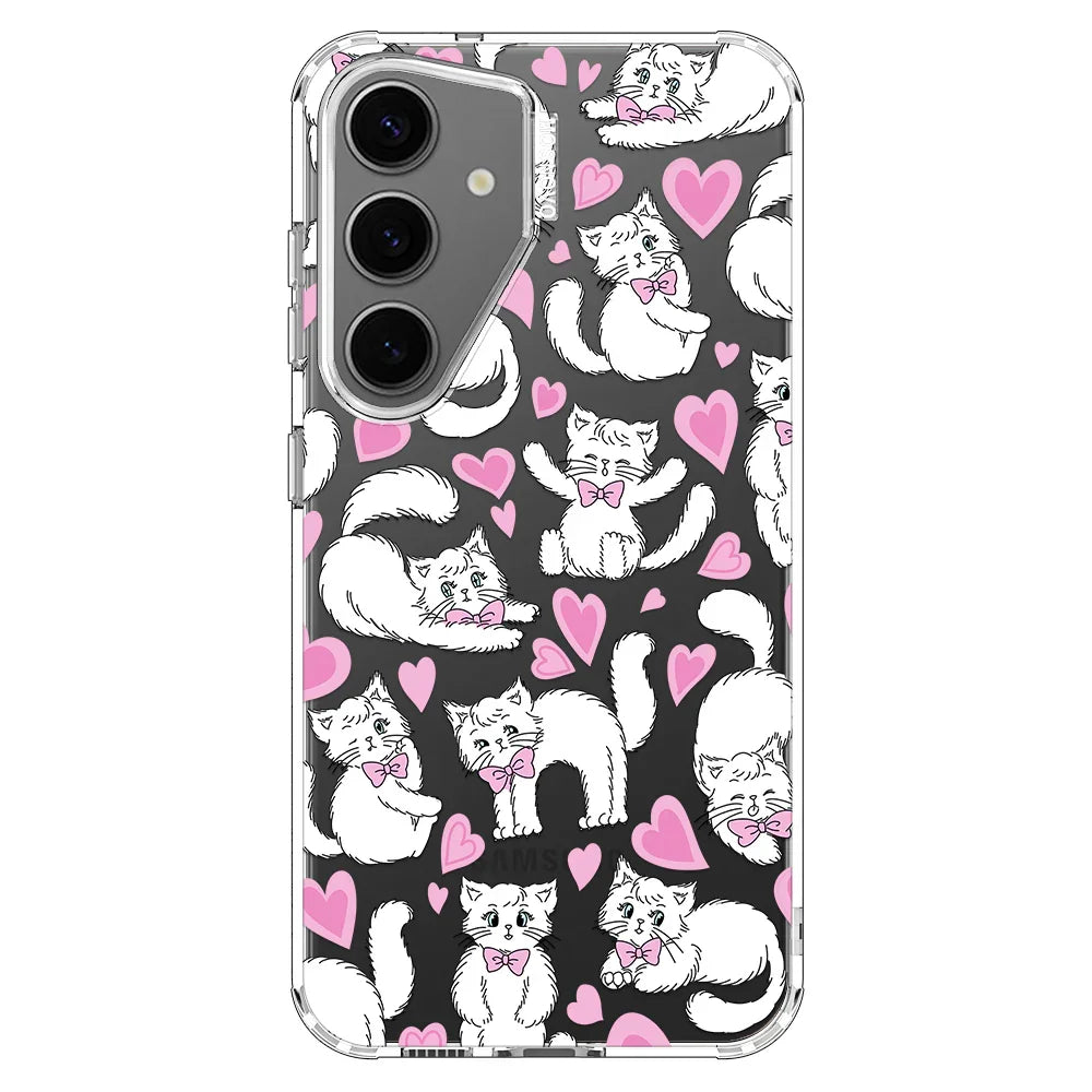 Kitties Phone Case - Samsung Galaxy S24 Plus Case Clear