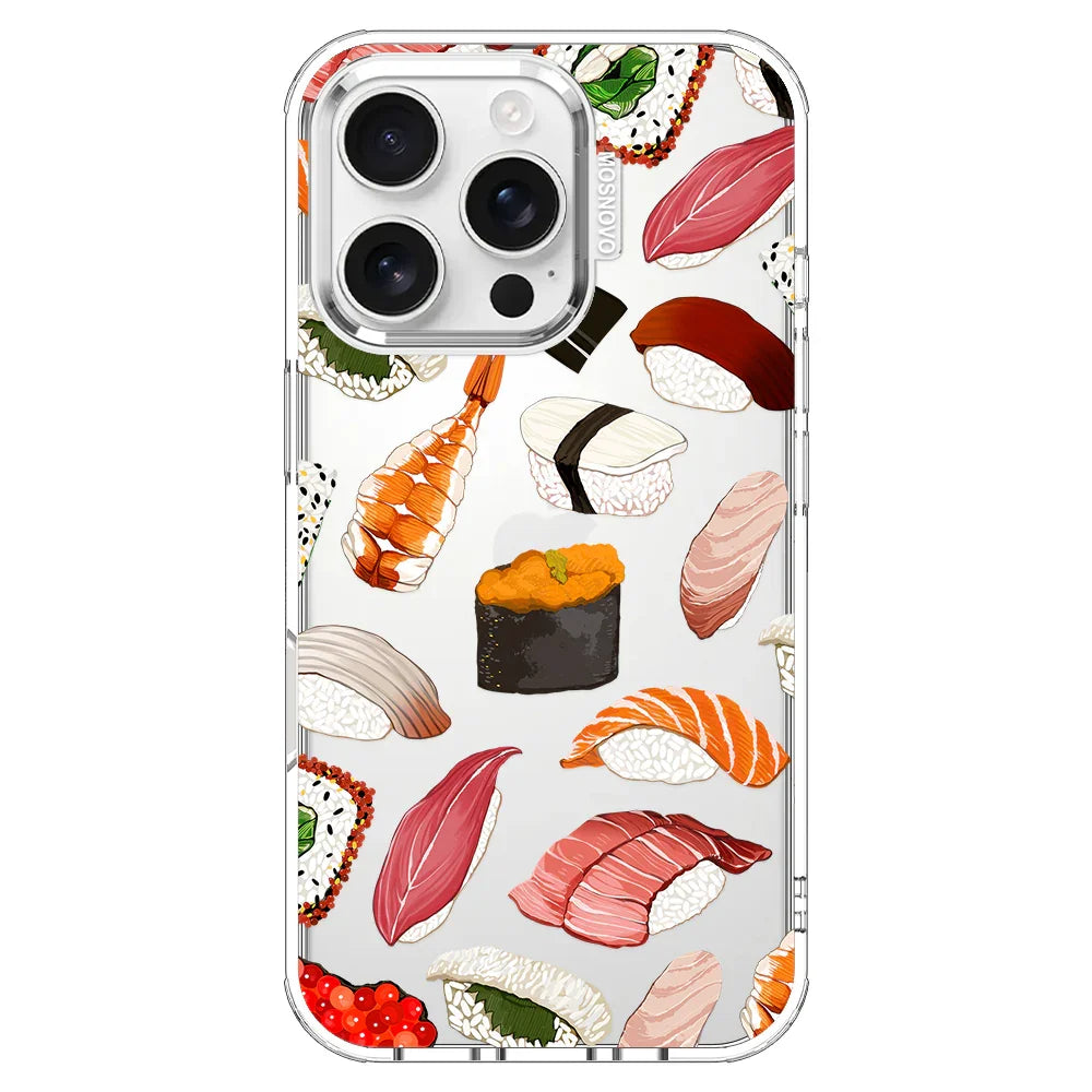 Sushi Phone Case - iPhone 16 Pro Case Clear