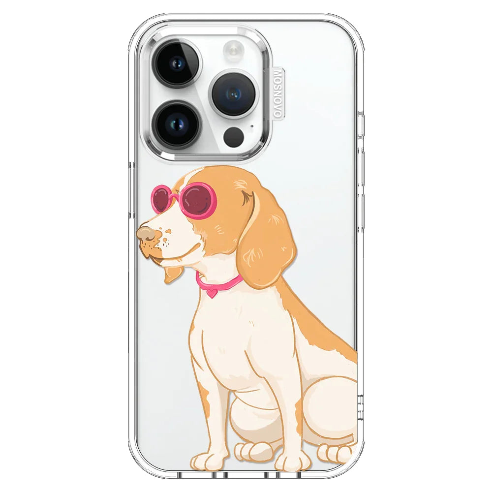 Cute Beagle Phone Case - iPhone 14 Pro Case Clear