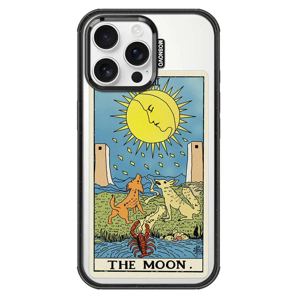 The Moon Phone Case - iPhone 16 Pro Max Case Clear Black ShockStone