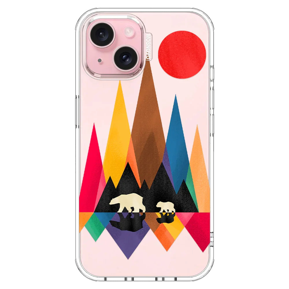 Mama Bear Phone Case - iPhone 15 Plus Case Clear