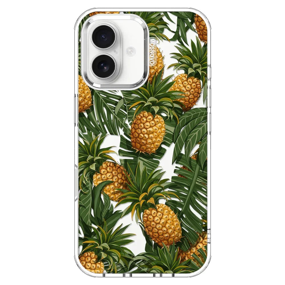 Pineapples Phone Case - iPhone 16 Case Clear