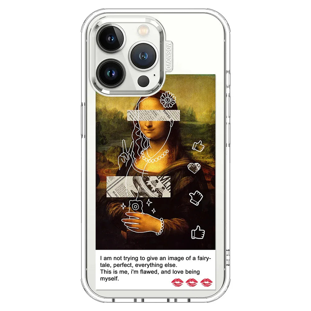 Selfie Artwork Phone Case - iPhone 13 Pro Case Clear