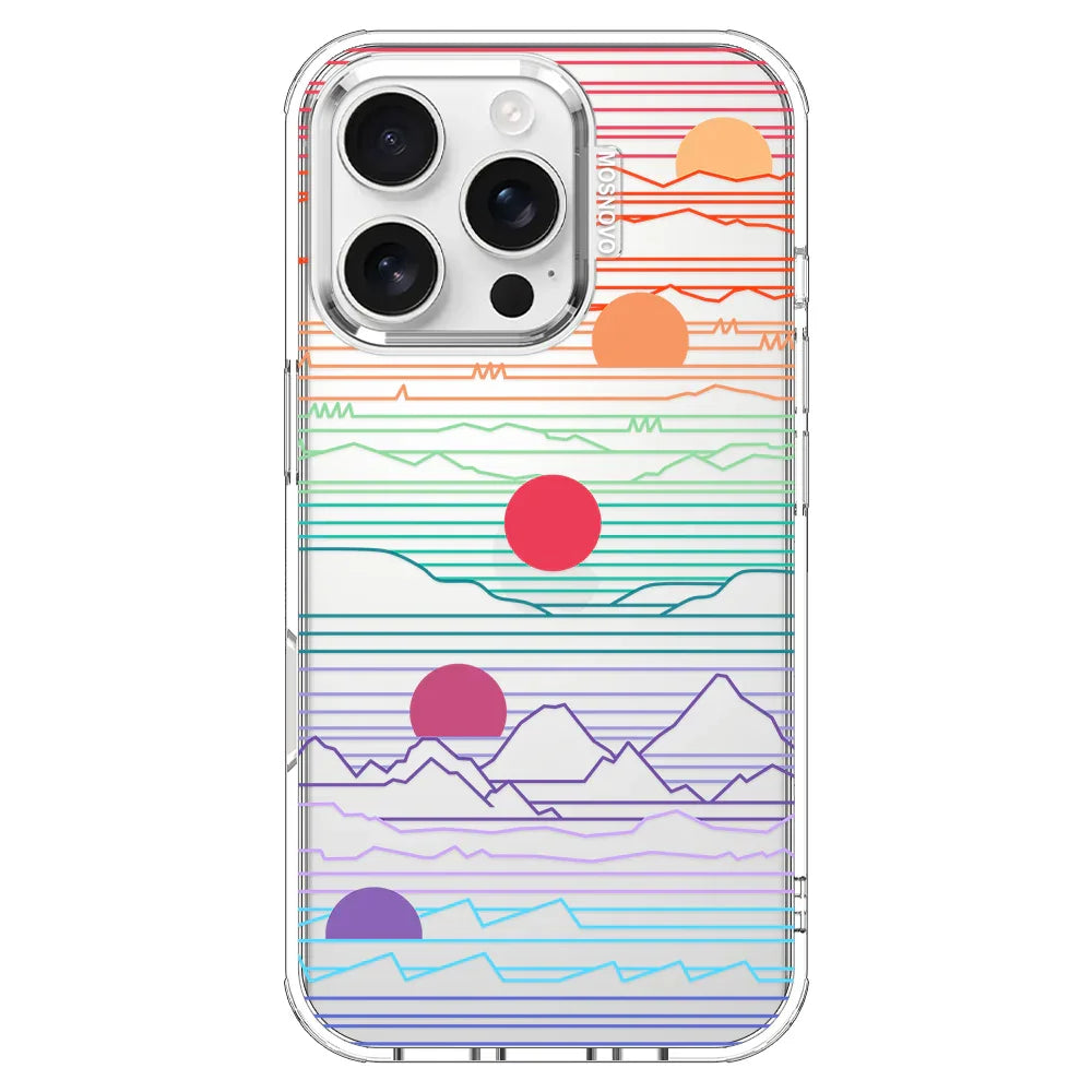 Sunrise and Sunset Phone Case - iPhone 16 Pro Case Clear