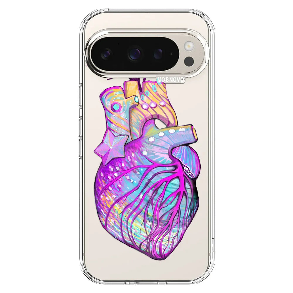 Art of Heart Phone Case - Google Pixel 9 Pro Case Clear