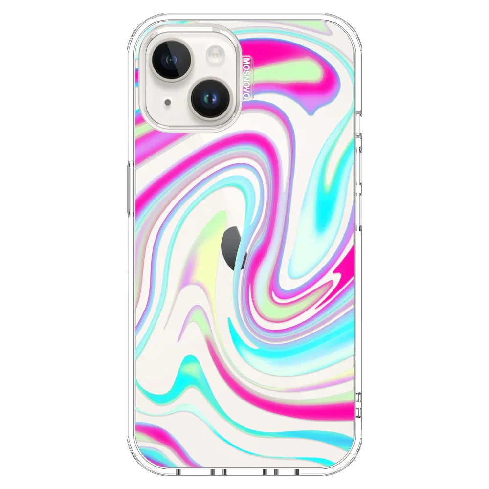 Psychedelic Swirls Phone Case - iPhone 13 Case Clear