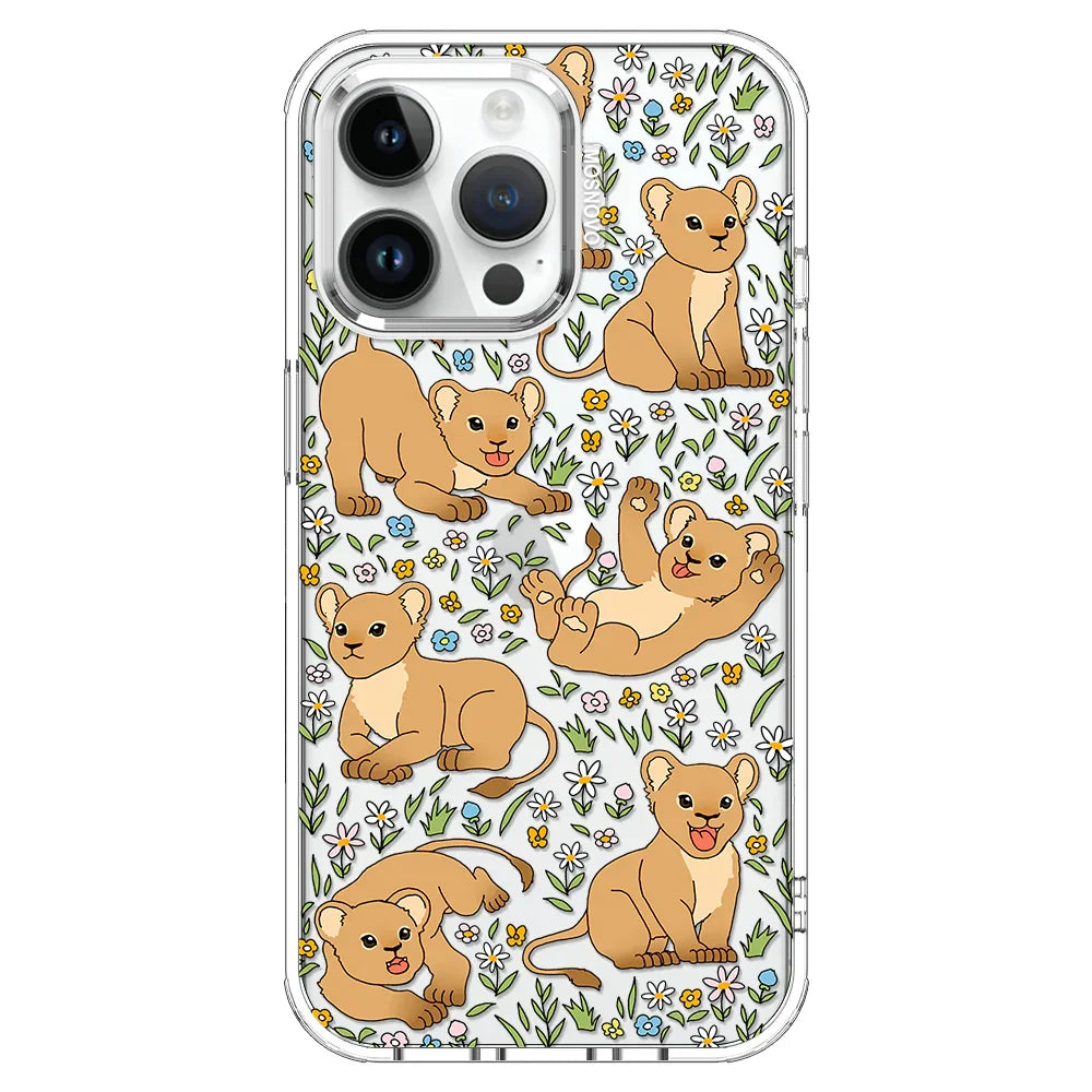 Cute Lion Phone Case - iPhone 14 Pro Max Case Clear
