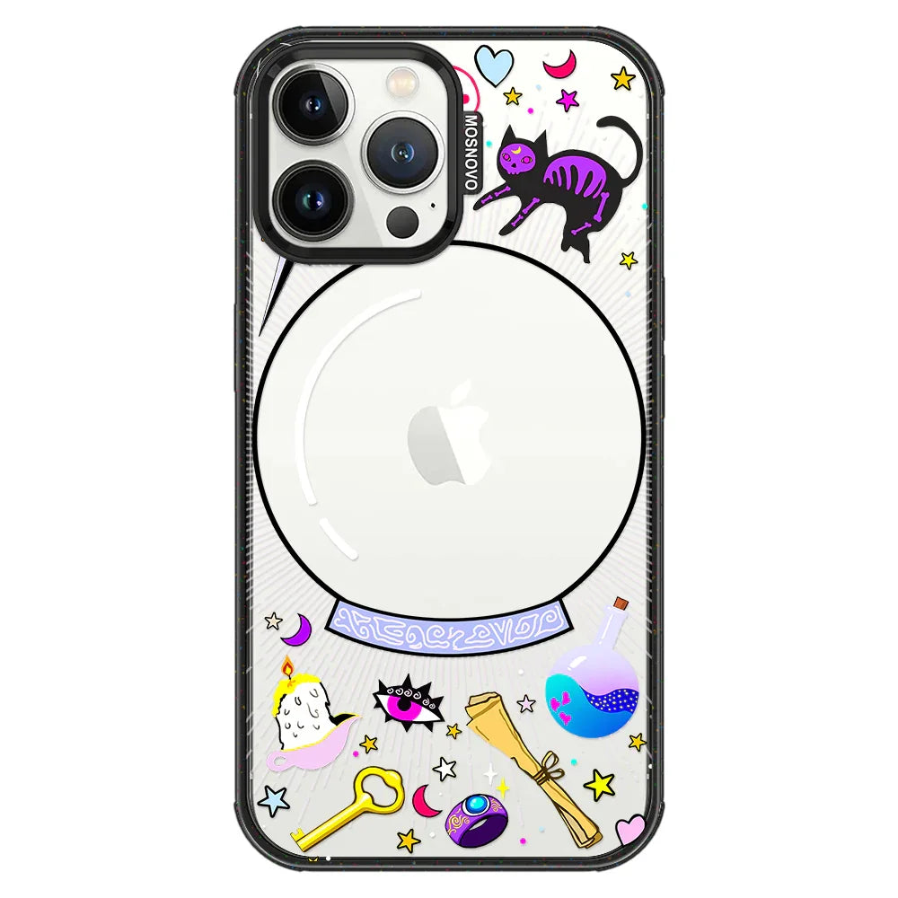 Wizardry Phone Case - iPhone 13 Pro Max Case Clear Black ShockStone