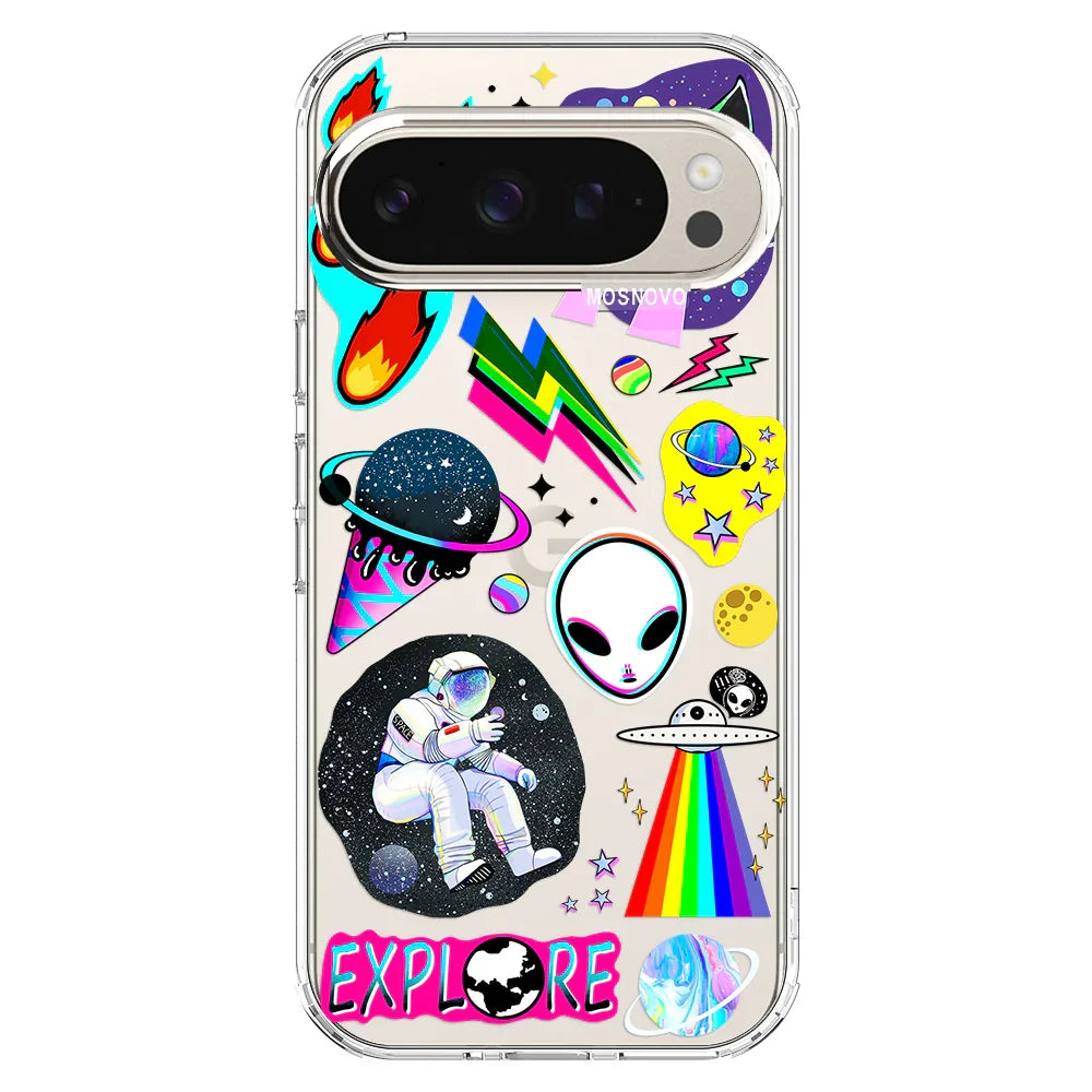 In The Space Phone Case - Google Pixel 9 Pro Case Clear