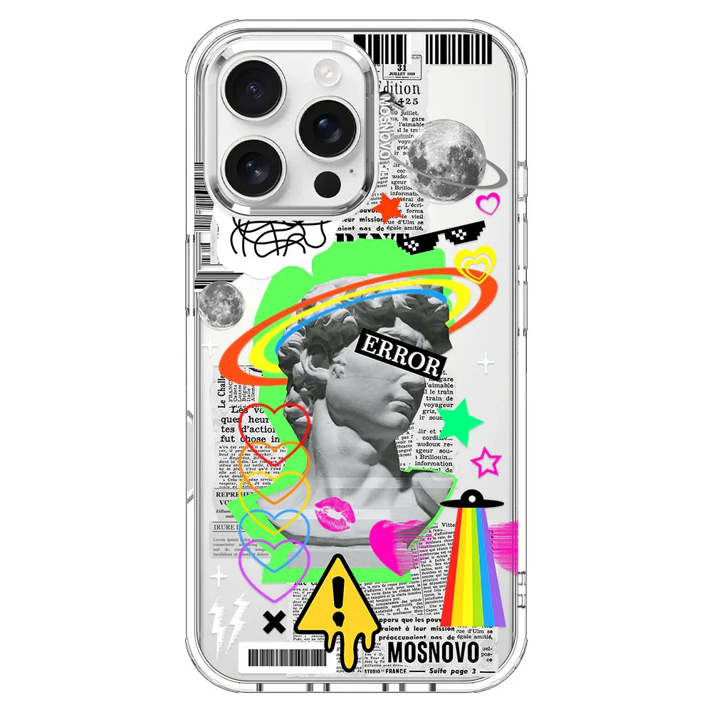 Error Statue Art Phone Case - iPhone 16 Pro Max Case Clear