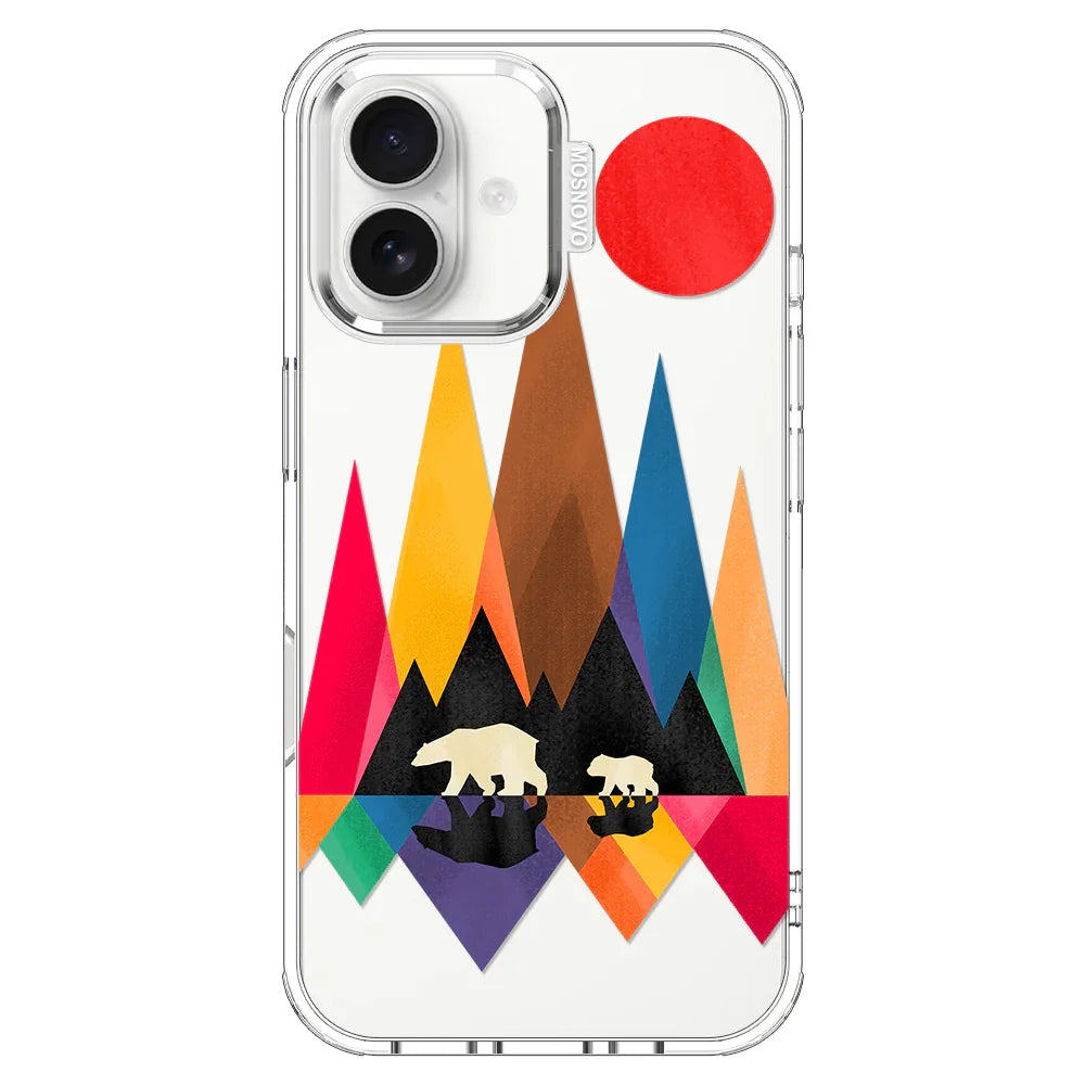 Mama Bear Phone Case - iPhone 16 Plus Case Clear